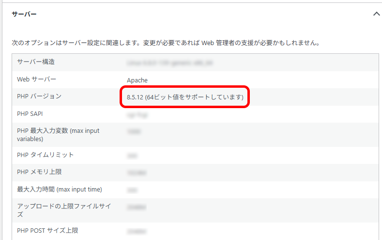 Wordpress ダッシュボード