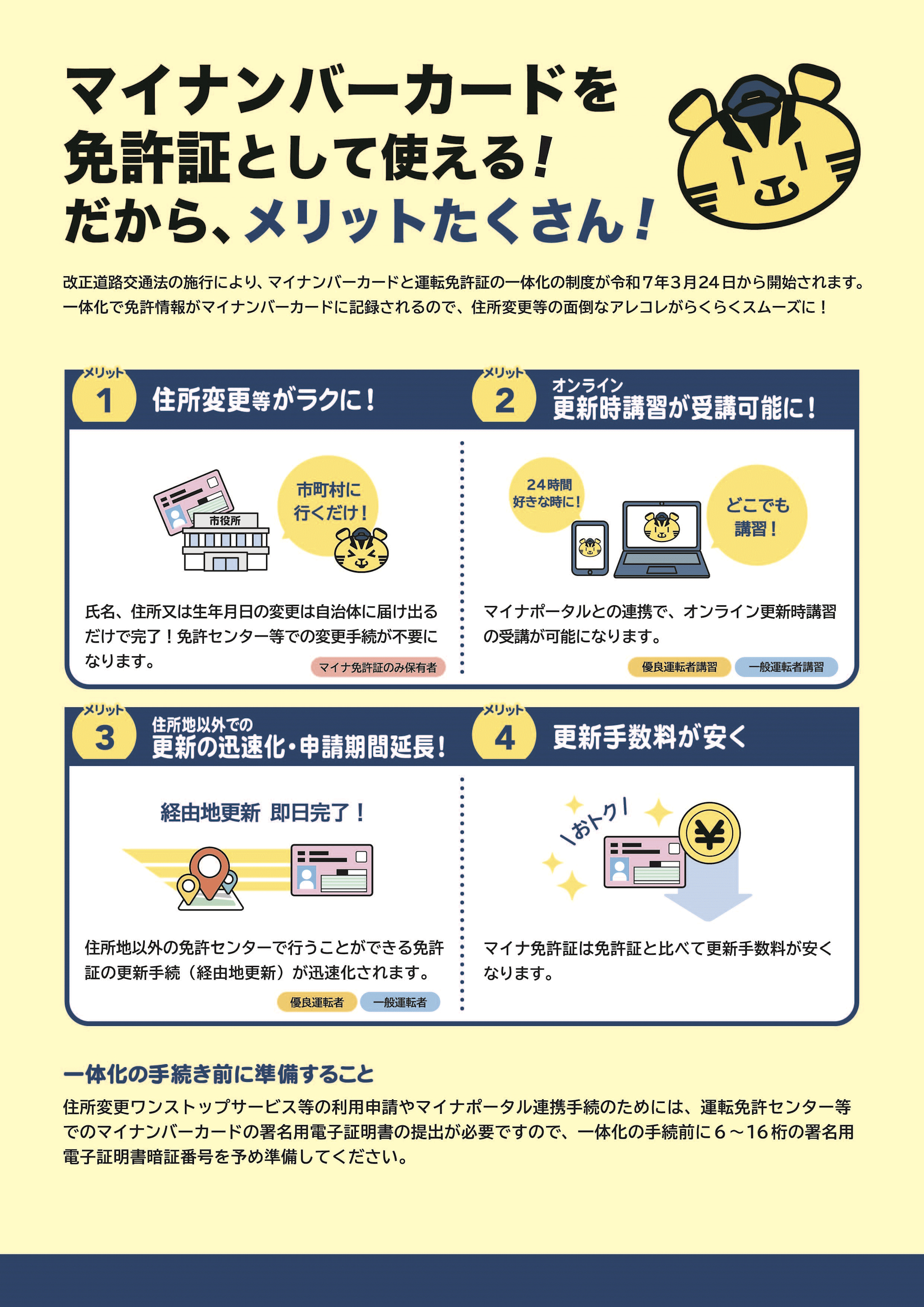 マイナンバーカードと運転免許証の一体化 - 愛知県警察